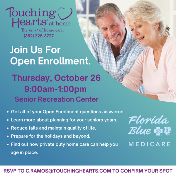 Touching Hearts at Home and Florida Blue Open Enrollment Event - Oct 26 2023