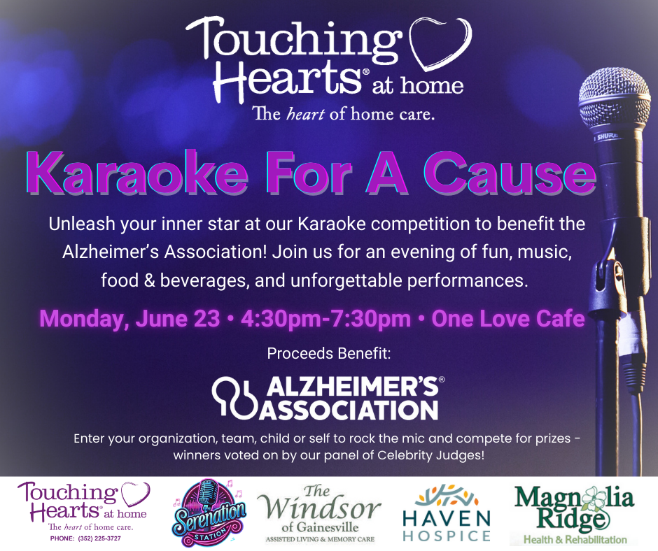 Alzheimer's Care Gainesville, FL - Touching Hearts at Home Karaoke for a Cause