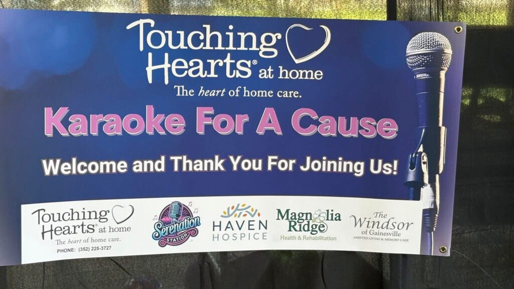 Alzheimer's Care Gainesville, FL - Touching Hearts at Home Hosts “Karaoke for a Cause” to Benefit Alzheimer’s, Raises $2,000 to #ENDALZ!