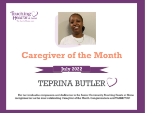 Personal Care at Home Brentwood TN - July Caregiver of the Month